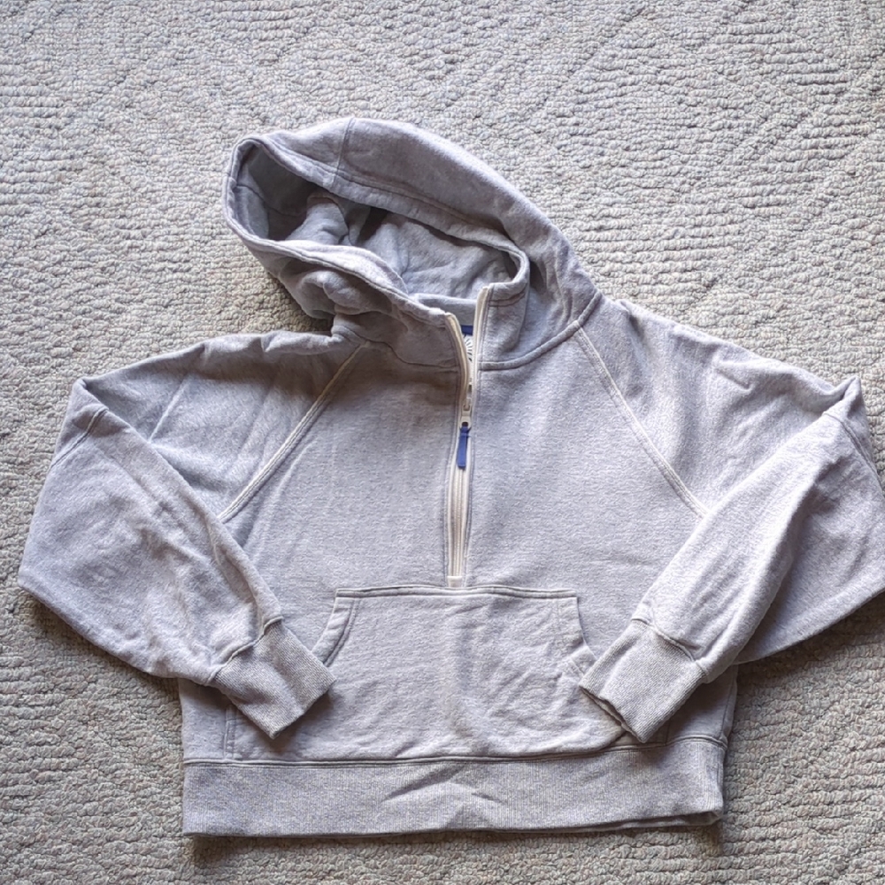 Offline by Aerie Throwback Quarter Zip Sweatshirt